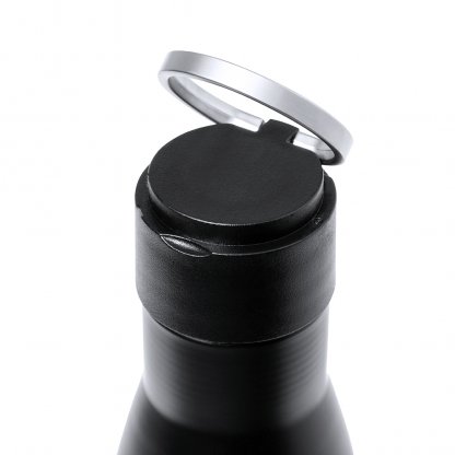 Set En PET Recyclé Et En Acier Inoxydable Recyclé GRÉGORY Haut Thermos Avec Anneau
