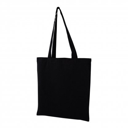 Tote Bag En Coton Bio 240g 37x41cm BIBIO Noir De Côté
