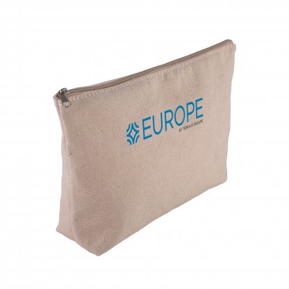 Trousse Soufflet En Coton Bio 240g YANISSA Naturel Avec Marquage De Côté 2