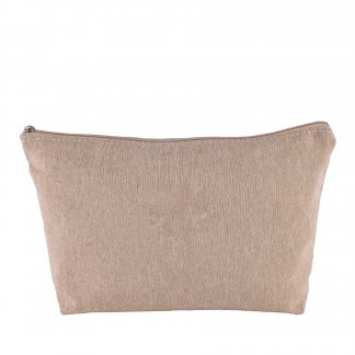 Trousse soufflet personnalisé en coton recyclé - 220g - EMILY