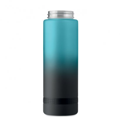 Bouteille De Sport En PET Recyclé 1L LEVEL Dos Bleu
