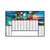 Calendrier Atolls Médium 13 Mois Recto BANCAIRE