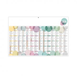 Calendrier maxi léger personnalisé - 65x40,5cm - BANCAIRE MAX
