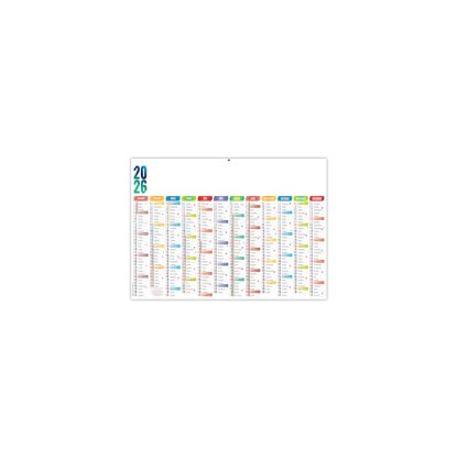 Calendrier Casimir Mini 12 Mois Dos Vierge BANCAIRE