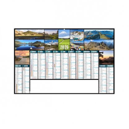 Calendrier Continental Maxi 13 Mois Recto BANCAIRE