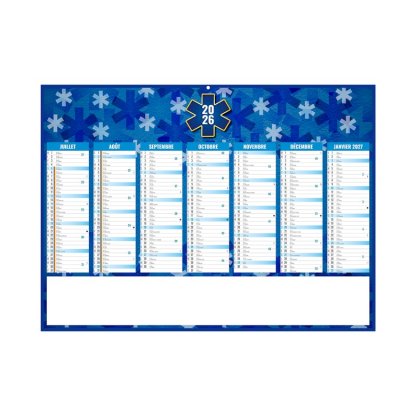 Calendrier Matthieu 7 Mois Par Face Verso BANCAIRE
