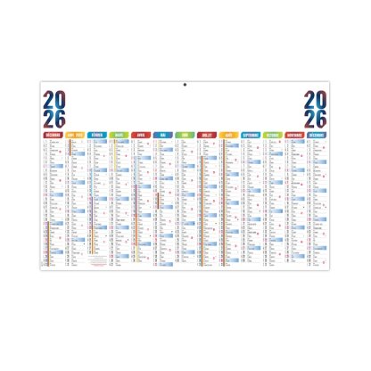 Calendrier Maximilien Maxi 13 Mois Recto BANCAIRE