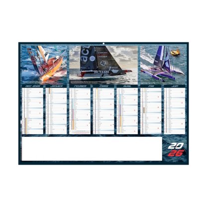 Calendrier Voile 7 Mois Par Face Recto BANCAIRE