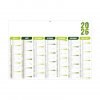 Calendrier Vert Florentin 7 Mois Par Face Verso BANCAIRE Calendrier Vert Florentin 7 Mois Par Face Verso BANCAIRE