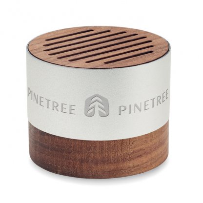Enceinte Sans Fil En Aluminium Recyclé Et Bois SOUNEUZ Enceinte Personnalisée