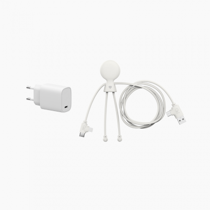 Pack De Charge Fun En Plastique Recyclé MR BIO FAST PACK Pack Câble Et Tête De Charge