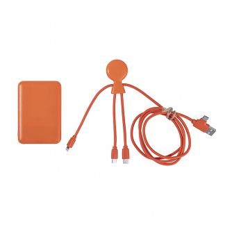 Pack de charge pour voyage personnalisable en plastique recyclé - MR BIO PACK EPSILON
