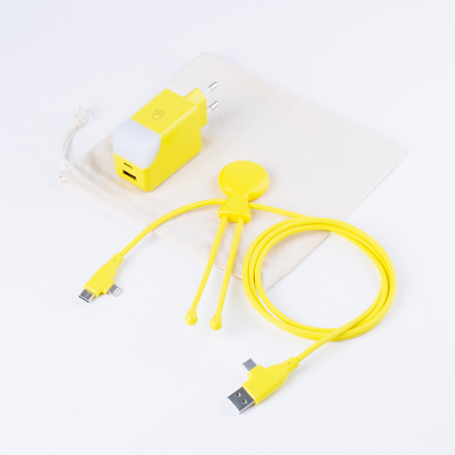 Pack De Charge Pratique En Plastique Recyclé MOBILITY Pack Jaune