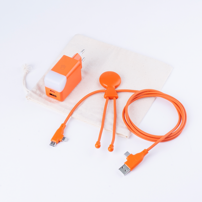 Pack De Charge Pratique En Plastique Recyclé MOBILITY Pack Orange