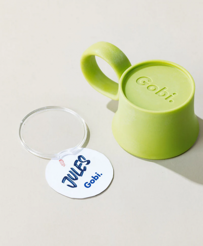 Pack Gourde Et Lunch Box PACK STREET LUNCH GOBI Bouchon Vert Anis Avec étiquette