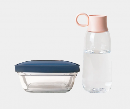 Pack Gourde Et Lunch Box PACK STREET LUNCH GOBI Pack Avec Gourde Rose
