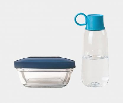 Pack Gourde Et Lunch Box PACK STREET LUNCH GOBI Pack Avec Gourde Turquoise