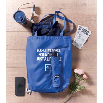 Parapluie Tempête Pliable En PET Recyclé Ø100cm SEATTLE Personnalisé