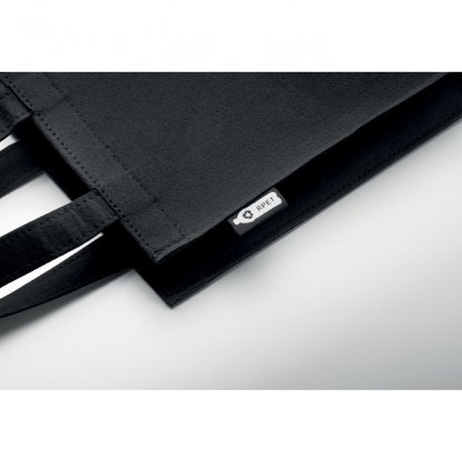 Petit Sac En Feutre PET Recyclé 17x6x22cm FELTOTE Détails Noir