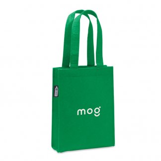 Petit sac personnalisable en feutre PET recyclé - 17x6x22cm - FELTOTE