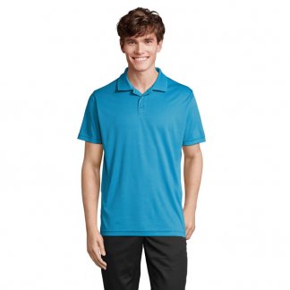 Polo mixte promotionnel en polyester recyclé - PITCHER