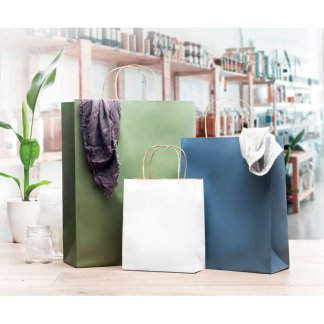 Sac cadeau en papier recyclé personnalisable - 18x8x21cm - PETIT