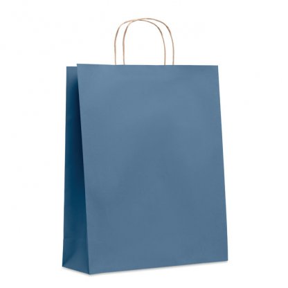 Sac Cadeau En Papier Recyclé 32x12x40cm GRAND Sac Bleu