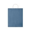 Sac Cadeau En Papier Recyclé 32x12x40cm GRAND Sac Bleu Plié Sac Cadeau En Papier Recyclé 32x12x40cm GRAND Sac Bleu Plié