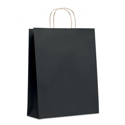 Sac Cadeau En Papier Recyclé 32x12x40cm GRAND Sac Noir