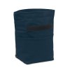 Sac Isotherme En Coton Et Polyester Recyclés 18x14x30 Cm RECOBA COLOUR Sac Bleu Marine Ouvert