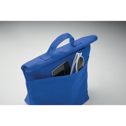 Sac Isotherme En Coton Et Polyester Recyclés 18x14x30 Cm RECOBA COLOUR Sac Bleu Royal Poche