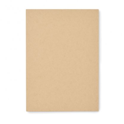 Set De Bureau Avec Couverture En Carton Recyclé CENOTE De Dos