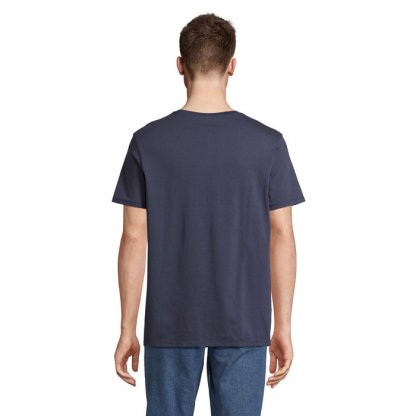 T Shirt Unisexe En Coton Et Coton Recyclé 150g CRUSADER UNISEXE T Shirt Bleu Marine De Dos