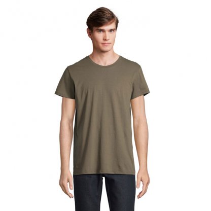 T Shirt Unisexe En Coton Et Coton Recyclé 150g CRUSADER UNISEXE T Shirt Kaki De Face