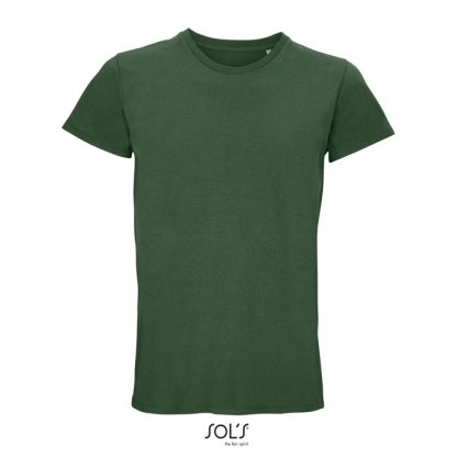 T Shirt Unisexe En Coton Et Coton Recyclé 150g CRUSADER UNISEXE T Shirt Vert Sapin De Face