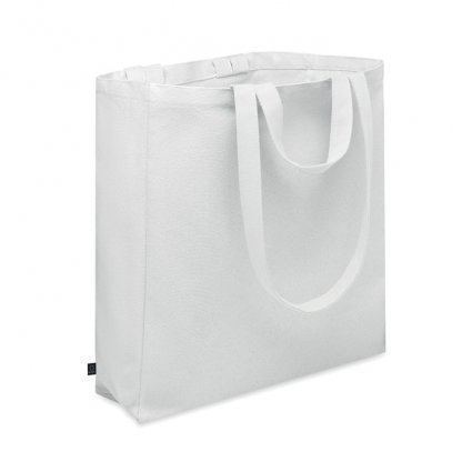 Tote Bag En Coton Et Polyester Recyclés 380g GAVE COLOUR Photo Principale Sac Blanc