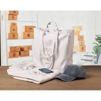 Tote bag en coton et polyester recyclés personnalisable - 380g - GAVE COLOUR