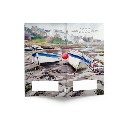 Mini Agenda De Bureau Souple 9,5x16,5cm ÉCO POCHE COULEUR Bretagne 3
