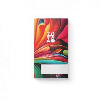 Mini agenda de bureau souple personnalisable - 9,5x16,5cm - ÉCO-POCHE COULEUR
