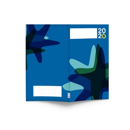 Mini Agenda De Bureau Souple 9,5x16,5cm ÉCO POCHE COULEUR étoiles