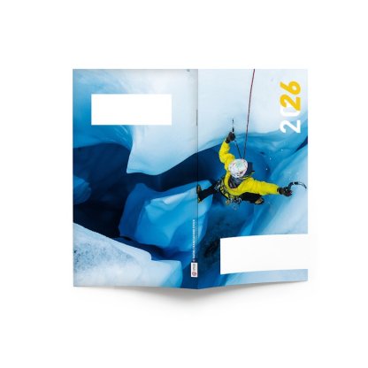Mini Agenda De Bureau Souple 9,5x16,5cm ÉCO POCHE COULEUR Neige