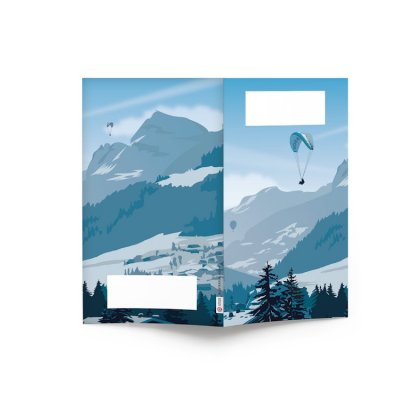 Mini Agenda De Bureau Souple 9,5x16,5cm ÉCO POCHE COULEUR Neige Vintage