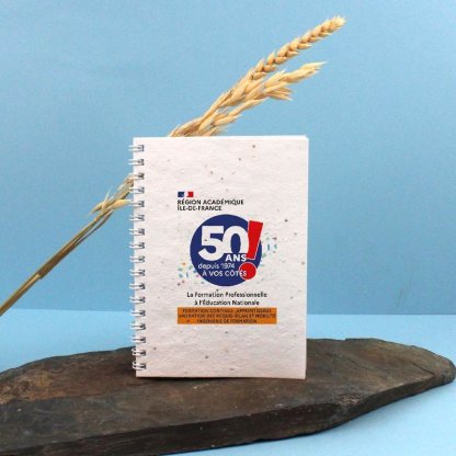 Carnet Graines écriture A6 Spirale GRANOX Photo Couleur