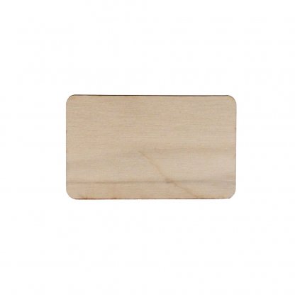 Badge Magnétique En Bois FIXAR De Face