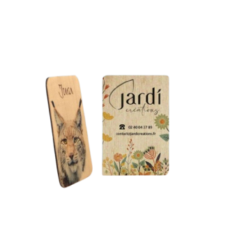 Magnet en bois made in France - LIBRARY