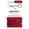 Swiss Card Avec 10 Fonctions SWISS CARD CLASSIC Rouge Avec Outils