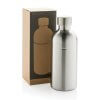 Bouteille Pour Boisson Gazeuse En Inox Recyclé 800ml Argent Avec Boite