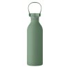 Bouteille Simple Paroi En Inox Recyclé SVALUR Vert De Face