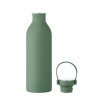 Bouteille Simple Paroi En Inox Recyclé SVALUR Vert Décomposé