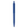 Stylo Bille En Plastique Recyclé AMPLA Bleu Clip De Face